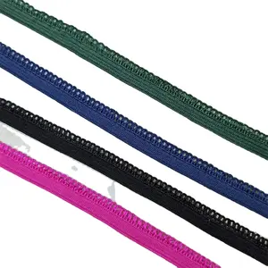 Factory Direct Supply Spitze Gummiband 1cm Unterwäsche Elastische Spitze Nylon Gestrickte Spitze Gummiband Für Dessous