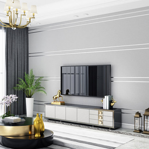 <span class=keywords><strong>Papier</strong></span> <span class=keywords><strong>peint</strong></span> 3D moderne uni non tissé <span class=keywords><strong>2022</strong></span> pour la décoration intérieure, salon, <span class=keywords><strong>chambre</strong></span> <span class=keywords><strong>à</strong></span> <span class=keywords><strong>coucher</strong></span>, fond rayé, revêtement mural, vente en gros - Product Image 3
