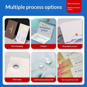 Biglietto d'Auguri Personalizzato a Forma <span class=keywords><strong>Speciale</strong></span> per Fioristi, Gioiellieri, Inviti, Cartolina - Biglietto Rigido Cina - Product Image 4
