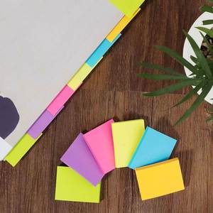 Notas Adhesivas Fluorescentes Personalizadas de 38*50MM, Planificador, Notas Decorativas, Adhesivos para Mensajes, Material Escolar, Regreso a Clases - Product Image 5