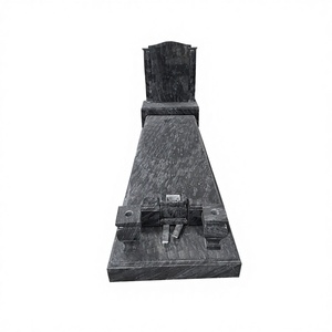 Stèles et pierres tombales en granit allemand, pierre tombale commémorative allemande, pierre tombale en granit noir allemand pour commémoration - Product Image 5