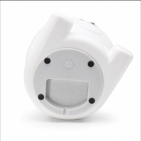 Lampe Panda Rouge en Silicone avec Diffusion Lumineuse Douce, Modes de Couleurs, Utilisation Sans Fil et Base Stable pour Dortoir, Étagère, Voyage et Boutiques de Souvenirs