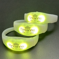 2024 nouveaux produits 7 couleurs fête clignotant produit activé par le son Led Glow Bracelet