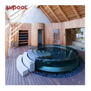 Aupool高級透明アクリル厚板アクリルガラスシートプール用魚水族館ビーチハウスホテル