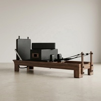 Appareil de Pilates Reformer portable en bois d'érable classique, qualité studio professionnelle, pour le yoga et le fitness, fabriqué au Shandong