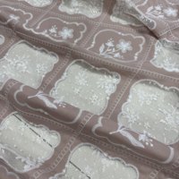 Nouveau design en dentelle ajourée, tissu brodé floral, maille respirante écologique 100% polyester pour robes de mariée