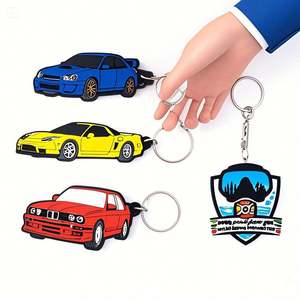 Porte-clés en PVC souple 2D personnalisé Sports Design Porte-clés personnalisé Porte-clés cadeau Porte-clés moto en caoutchouc souple - Product Image 1