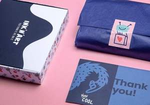 <b>Small</b> Custom Logo Eco-Friendly Cardboard Mailing <b>Box</b> UV Coating <b>Shipping</b> Packaging <b>Box</b> - Product Image 5