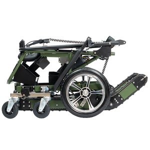 CE Certified Electric <strong>Stair</strong> <strong>Climber</strong> Wheelchair Heavy Duty Powered Wheelchair For <strong>Stairs</strong> With Battery Operated System - Product Image 4