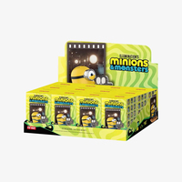 Оригинальный набор фигурок POP MART Minionsey и Monsters Series, 12 шт., коллекционная художественная игрушка, подарок для фанатов и любителей кино