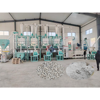 Prix des lignes de production de machines de mouture de farine de maïs commerciales