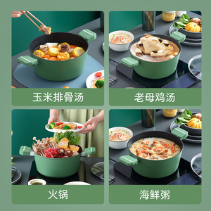 Shan Zu Non-Stick <b>Soup</b> <b>Pot</b> 410 Stainless Steel Five-Layer Bottom Induction Gas Compatible Multi-Functional Cooking <b>Pot</b> - Product Image 3