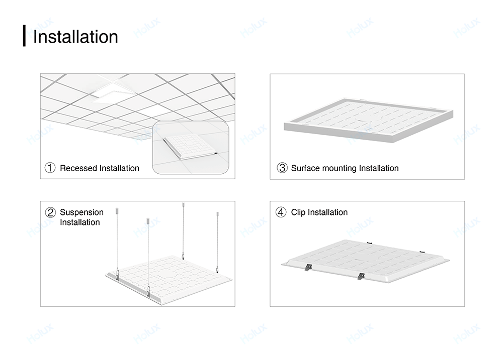 Stock in Germany - ENEC CE CB LED Backlit panel 595x595 620x620 30x120  40W  led panel light