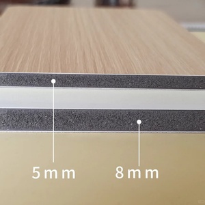 Panneaux muraux intérieurs modernes 3D en bambou et charbon de bois, 1220x2440mm, imperméables, écologiques, résistants à l'humidité, pour appartements - Product Image 3