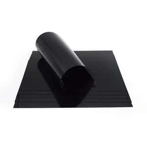 China high quality factory 6mm Black rigid PVC roll for folding box
