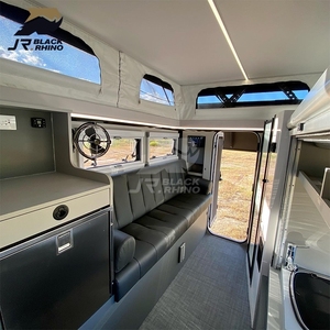 Offroad 11 pies Tandem Air Suspension Hybrid <span class=keywords><strong>Caravan</strong></span> Australia 4 Litera <span class=keywords><strong>16</strong></span> Ft 19ft Black Rhino Camping Pop up <span class=keywords><strong>Caravan</strong></span> con Litera - Product Image 4