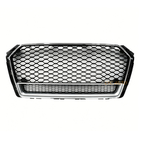 Grille de pare-chocs avant en maille noire ABS de conception A4 B9 RS4 pour Audi A4 S4 2016 2017 2018