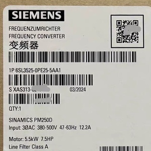6SL3525-0PE25-5AA1 SINAMICS G120D PM250 3AC 380-480V 5.5kW PLC โมดูลควบคุมการเคลื่อนที่แบบดิจิตอล SINAMICS G120D PM250 3AC 380-480V 5.5kW PLC - Product Image 3