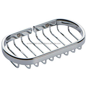 Jaboneras de baño de diseño de tendencia, jabonera de calidad superior pulida con espejo de acero inoxidable de Color plateado - Product Image 3