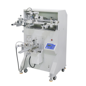 New Semi-Automatic Cylinder Bottle Silk Screen <b>Printing</b> <b>Machine</b> Pneumatic Drive High-Speed 1200 Pcs/HR - Product Image 1