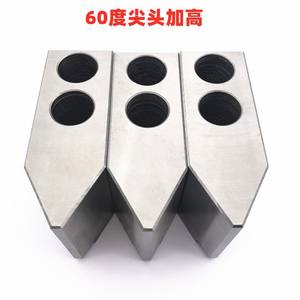 Taiwan Standard 56810-inch High-Pressure Hydraulic <b>Chuck</b> with 60/90 Pointed Angle Soft Jaws Thickened Three Jaws - Product Image 1