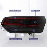 Feux arrière LED pour Jeep Grand Cherokee 14-20, mise à niveau avec nouveaux feux de signalisation dynamiques LED, feux de freinage, feux de recul, plug and play