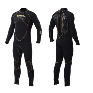 Dalış giysisi Erkekler 5mm dalgıç kıyafeti Neopren Yüzme Wetsuit Sörf Triatlon dalış elbisesi Mayo Tam Bodysuit