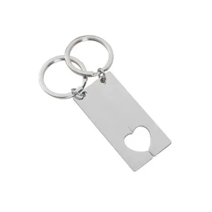 Ensemble de porte-clés personnalisés avec code <span class=keywords><strong>Spotify</strong></span>, porte-clés en acier inoxydable en forme de cœur divisé pour couples, <span class=keywords><strong>cadeau</strong></span> pour la Saint-Valentin - Product Image 6