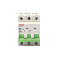 Disjoncteur miniature AC DZ47-63 version mise à jour 6A 1P, capacité de coupure 6KA, courbes B/C/D, interrupteur domestique anti-surchauffe