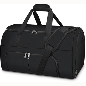 Échantillon gratuit Grand sac de voyage en nylon avec fermeture à glissière Étanche Sac de costume suspendu pour hommes femmes Voyage essentiel - Product Image 6