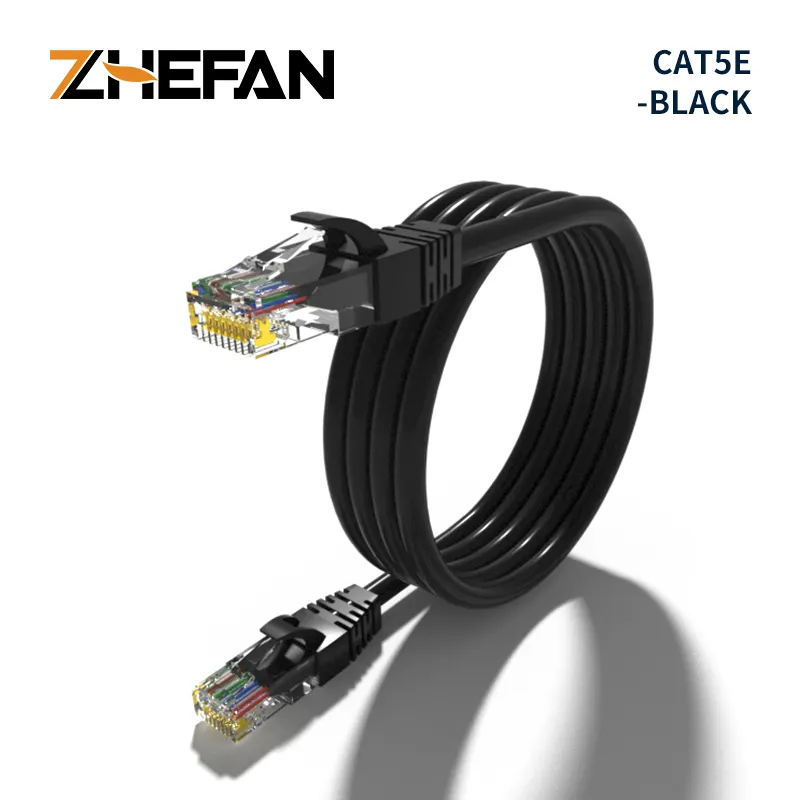 Zefan Cat7 Cat6a Ftp Internet Cat8 kabel Patch Cat7 5e 8 5 Utp luar ruangan Cat5 kotak 305m Cat5e Cat6 Lan jaringan Ethernet Cat6 kabel