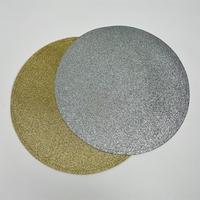 Die Midnight Shine Collection Premium 15-Zoll Metallische Glitzer-Platzteller in Gold & Silber