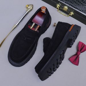 Nuevos Zapatos Formales de Cuero Genuino para Hombre con Cordones, Punta Cuadrada, Tallas Grandes 37-46, Zapatos Casuales de Oficina y Trabajo - Product Image 5