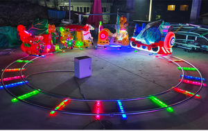 Tren Eléctrico de Monedas Personalizable para Parque de Atracciones, Tren Pequeño Eléctrico de Monedas - Product Image 6