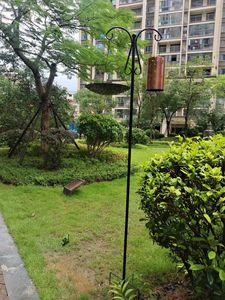 Vente en gros de crochet de berger à cinq <span class=keywords><strong>pattes</strong></span> en métal d'usine crochet de <span class=keywords><strong>mouton</strong></span> d'art de jardin crochet de lampe de cour en fer - Product Image 3