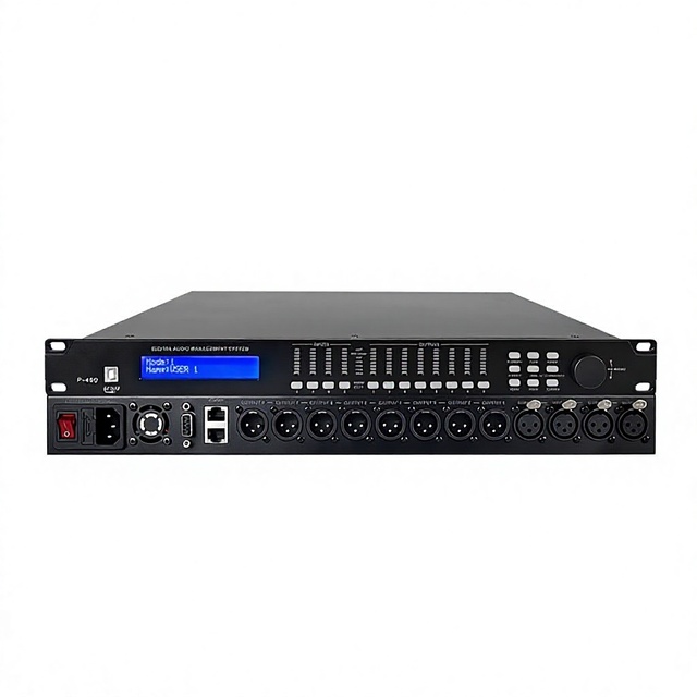 4-in 8-out Digital Audio Processor Model P-480; Stage-Performance & KTV Anti-Feedback DSP Professional Processing Unit