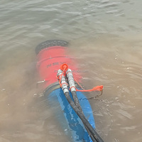 Pompe hydraulique submersible industrielle de 450 m³/h pour puits profonds, drainage des inondations et des situations d'urgence
