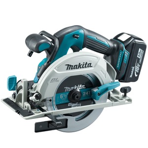 Scie circulaire sans fil Makita 6-1/2 pouces, moteur sans balais, batterie lithium 18V, usage général - Product Image 1