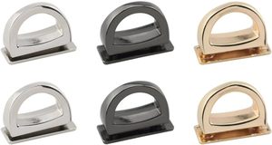 PCS Mm Metal D Ring Buckle With Screw Multi Function Ring Luggage Hardware <b>Decorative</b> Buckle For Leather Bag Garment <b>Shoe</b> Access - Product Image 1
