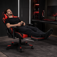 Chaise de Gaming PC AOR Ergonomique pour Bureau et Ordinateur, Chaise de Gamer Racing à Dossier Haut, Réglable, Inclinable, Pivotante, Pliable, avec Refroidissement Intégré