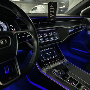 Icarsin - Luz Ambiental Dinámica de 64 Colores para <span class=keywords><strong>Audi</strong></span> <span class=keywords><strong>A6</strong></span> A7 <span class=keywords><strong>C8</strong></span>, Iluminación LED <span class=keywords><strong>Interior</strong></span> para Automóviles Europeos, Accesorios de Mejora para Altavoces - Product Image 2