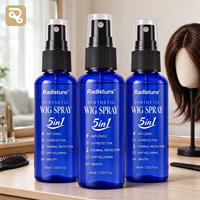 Sprays parfumés pour perruques en cheveux naturels, spray nourrissant et brillant anti-frisottis pour perruques en dentelle de cheveux naturels