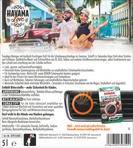 Nettoyant pour vitres de voiture Havana Love de qualité supérieure, prêt à l'emploi, format économique 5L pour usage commercial et fréquent - Product Image 6