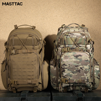 Sac à dos tactique MASTTAC MS7529 40L Thunderbolt, imperméable, en nylon 500D, grande capacité, pour ordinateur portable, randonnée en plein air, unisexe