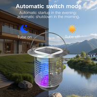 Lampe anti-moustiques solaire sans fil portable pour le camping, tue-insectes portable