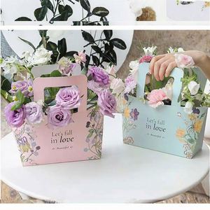 Matériaux d'emballage pour fleuristes, emballage artistique pour bouquets de la Saint-Valentin, papiers kraft recyclables, pliables et portables - Product Image 3