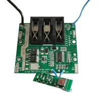 Carte de protection de batterie au lithium 5S 18,5V-21V, carte de circuit 2-MOS avec voyant LED pour outils électriques sans fil
