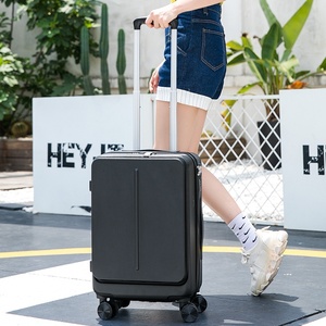 Maleta de Viaje Rígida y Ligera con Ruedas Giratorias de 20 Pulgadas, Diseño Moderno y Duradero, Apertura Frontal, Unisex, para Negocios, Fabricada con ABS - Product Image 3