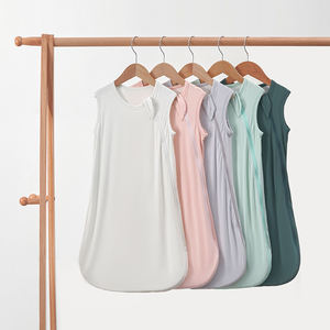 GOTS Robe de nuit personnalisée en bambou biologique nouée pour bébés Sac de couchage en bambou pour enfants Sac de couchage en bambou pour bébés - Product Image 2