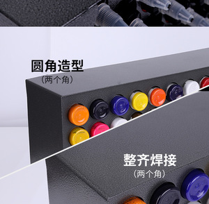ชั้นวางสีหมึกสักลายสแตนเลส 78 ช่อง สำหรับจัดเก็บอุปกรณ์สักลายและความงาม - Product Image 6